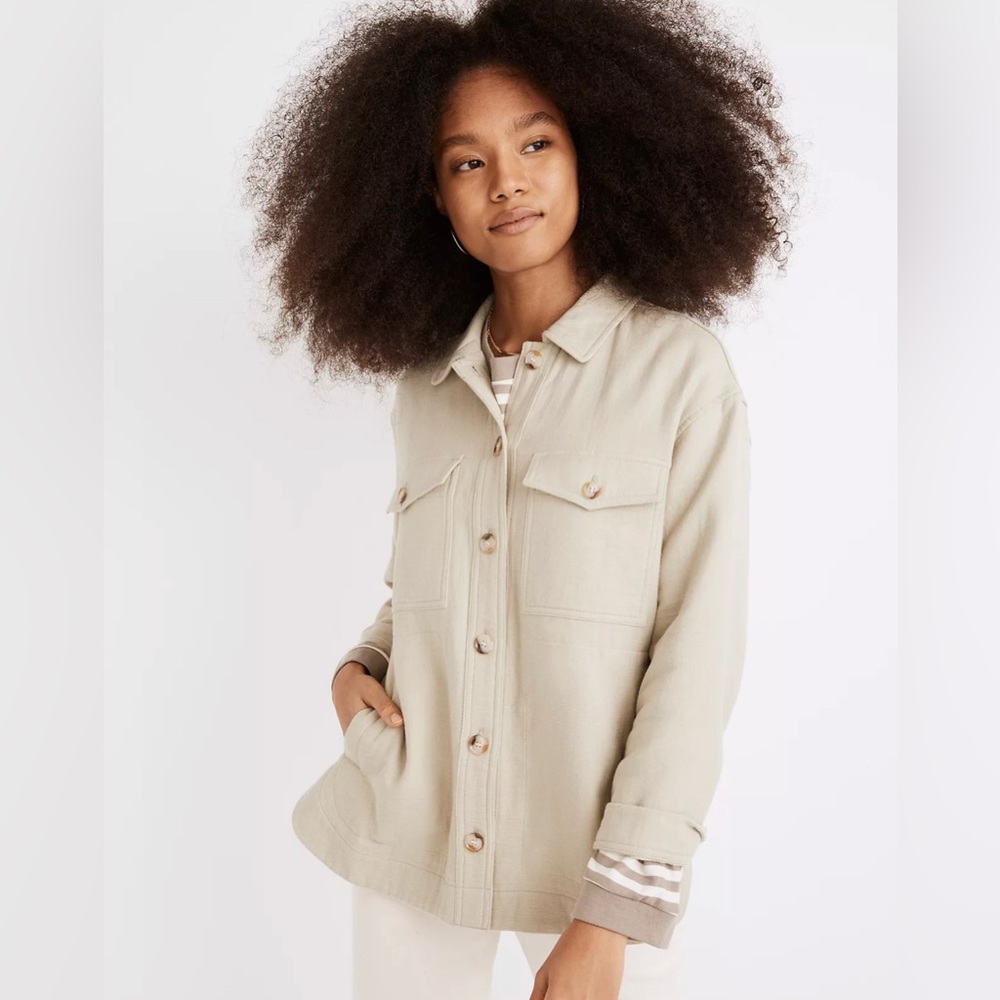 Madewell Waffleback Branner Shirt-Jacket (Shacket)